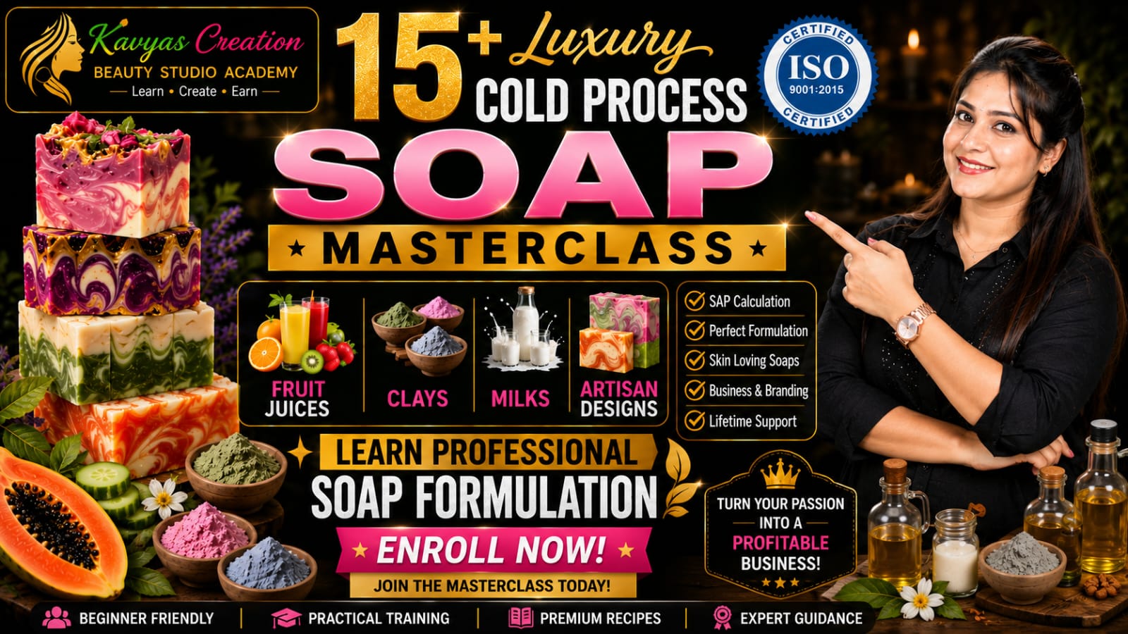 Cold Process Soap Making Masterclass